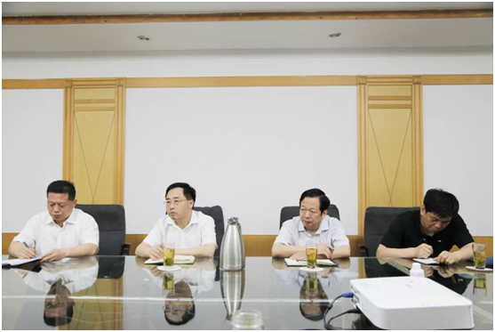 淄博市法院党组书记、院长梁久军来球速集团调研