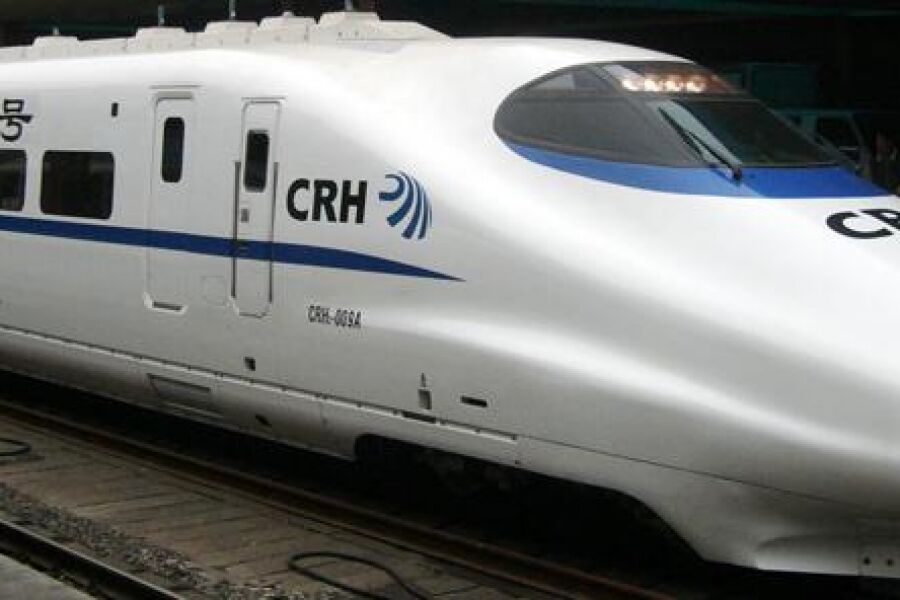 Application of locomotive glass to high-speed rail